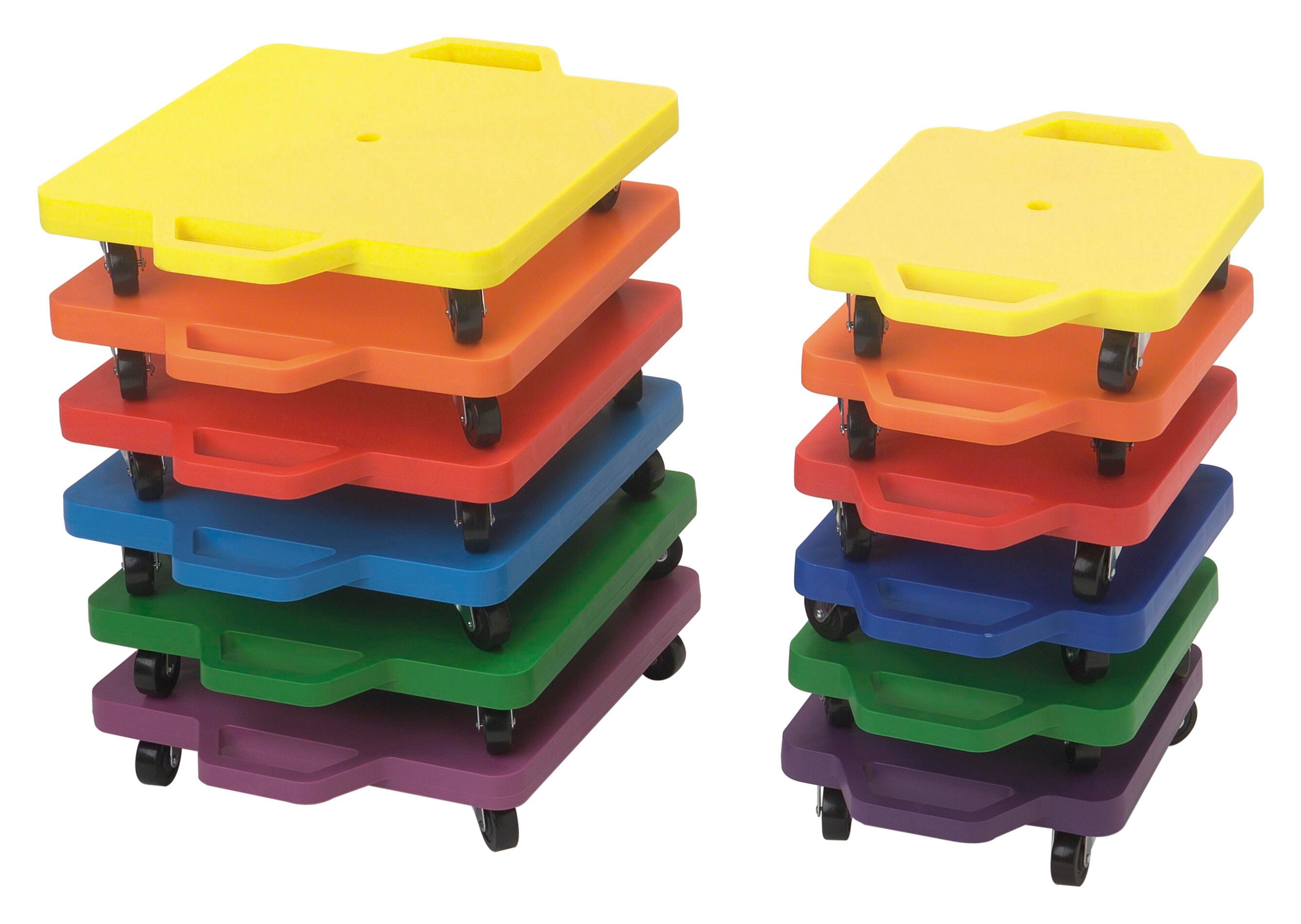 Image for FlagHouse Safety Grip Scooters, 12 x 12 Inches, Yellow from School Specialty